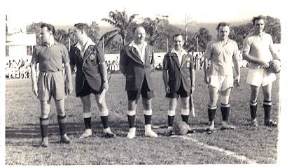 Prolegómenos de un partido Bata- Santa Isabel (isla contra continente), en abril de 1951. 