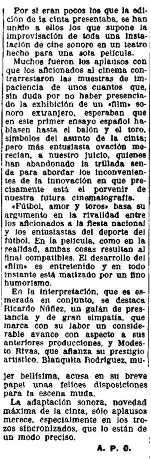 La Libertad, 9-1-1930.