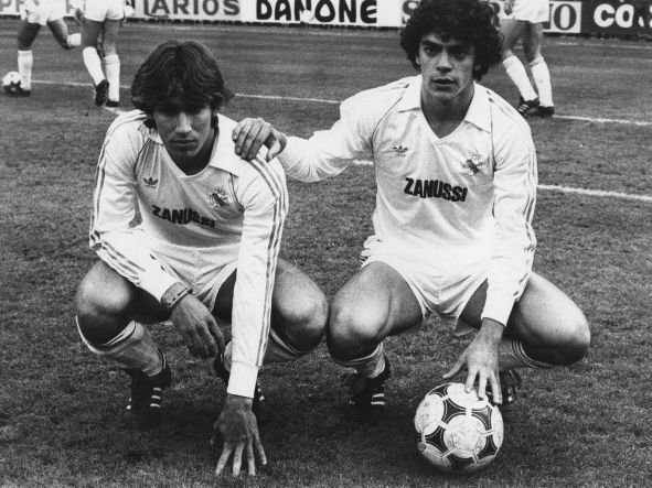 Martín Vázquez y Sanchís dos auténticas estrellas tanto en el Castilla como en el Real Madrid