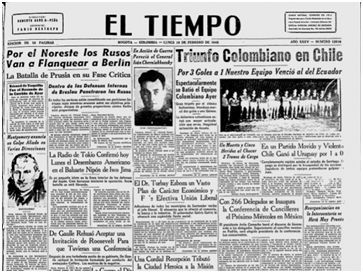 Fuente: Archivo periódico EL TIEMPO – Colombia.
