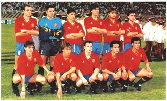 Alineación de España en el Mundial juvenil de Arabia Saudita 1989, extraída del Informe Técnico oficial del torneo.