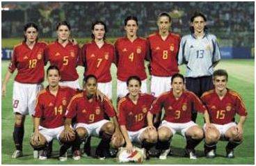 Alineación de España en el Mundial juvenil de Tailandia 2004, extraída del Informe Técnico oficial del torneo.