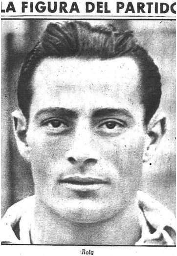 Francisco Roig Zamora nació en Santa Cruz de Tenerife, el 15 de septiembre de 1915.
Foto publicada en la portada de Marca el día 16 de febrero de 1943.