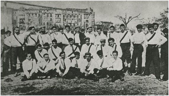 El primer encuentro que disputó el Madrid Foot-ball Club (Archivo ABC)
