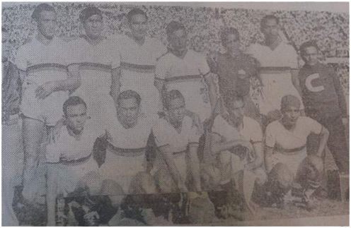 Ilustración: Nomina Selección Colombia 1945 – Fuente: Archivo periódico EL TIEMPO – Colombia.