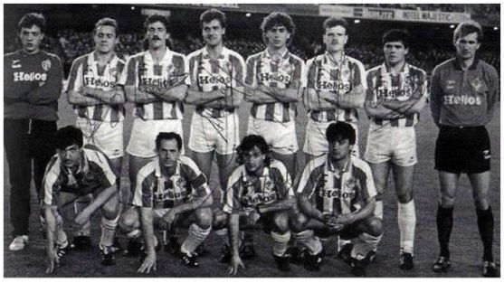 Foto: Real Valladolid, finalista de Copa (1989) y cuartofinalista de la Recopa (1990)