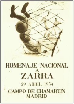 Cartel del gran homenaje dedicado a Telmo Zarraonaindía.