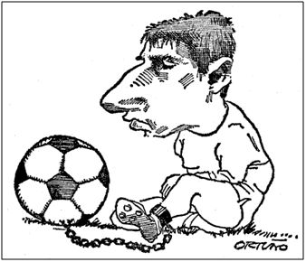 Así veía Ortuño, caricaturista de referencia durante los años 70 y 80 del pasado siglo, el nefando derecho de retención.