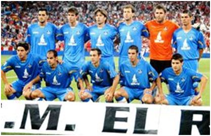 Formación Subcampeón Copa del Rey 2007: Arriba: Güiza, Manu del Moral, Belenguer, Pulido, Luis García, Casquero. Agachados: Contra, Mario Cotelo, Nacho, Celestini, Paredes.