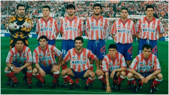 El Atlético Madrid logra el doblete en 1996
